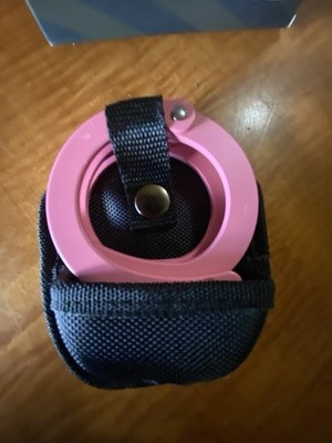 Pink Hinged  Handcuffs New In Box With 2 Keys And Case