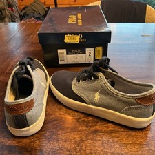 Polo Ralph Lauren Kids Luwes Sneakers Blue Navy Size 2 w/ Box