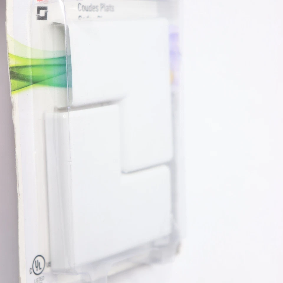 (2-Pk) Codo eléctrico plano de plástico Legrand NMW6 Foto 4 de 4