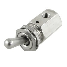 TV-3S 2 Position 3 Way Air Pneumatic Knob Control ON OFF Toggle Valve