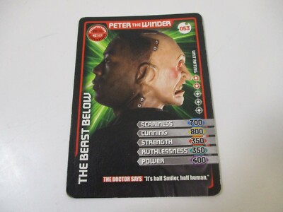 Doctor Who Monster Invasion Karte #053 Das Biest unten