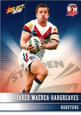 2012 Sydney Roosters NRL Select Champions Card - Jared Waerea-Hargreaves