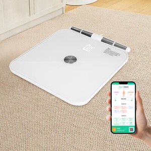 Intelligent Electronic Weight Scale 8 Eletrode Body Fat Scale Memory Function