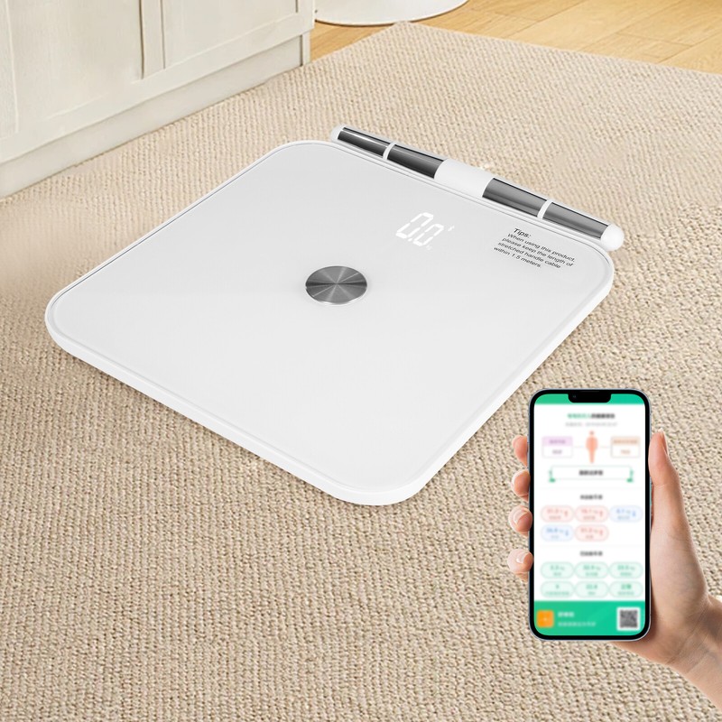 Intelligent Electronic Weight Scale 8 Eletrode Body Fat Scale Memory Function