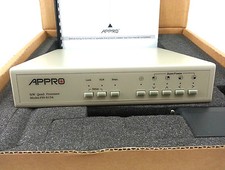 Appro Tech Model FIO-8134N Black White Quad Processor Surveillance Security New