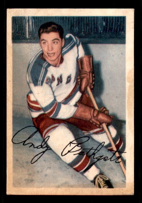 195354 Parkhurst 56 Andy Bathgate Rangers Rookie VG+ (No Creases) eBay
