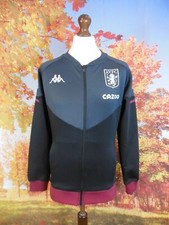 Aston Villa Football Club Kappa 2020 Tracksuit Jacket. UK men's size Small