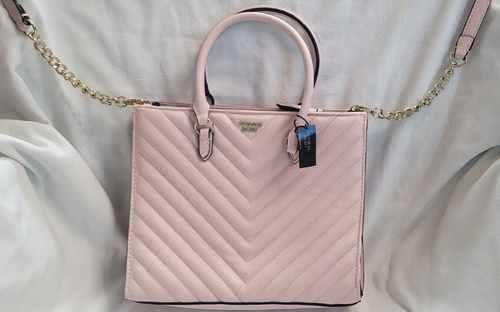 New Victoria Secret Crossbody Powder Pink Purse Shoulder Hand Held -sold for $58