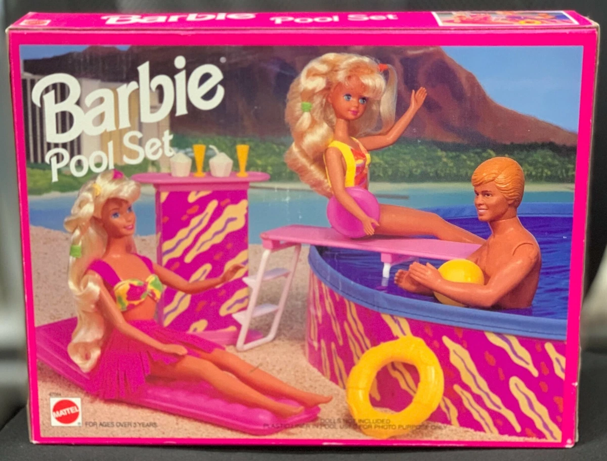 Barbie swimming best sale pool 1990