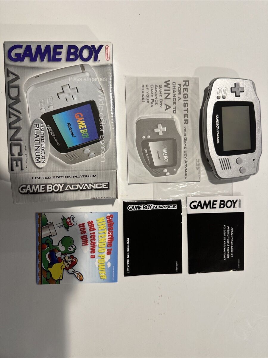 Game Boy Advance - Limited Edition Platinum