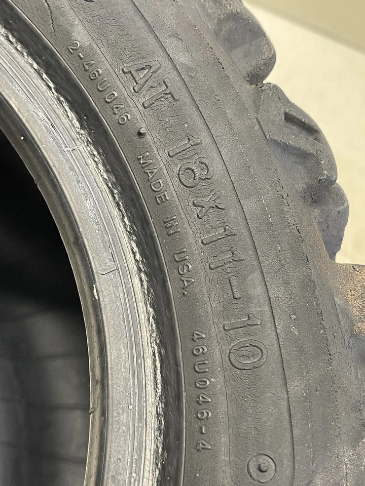 Neumático de tracción delantera WALKER MOWER MDG Kubota Dico 18x11-10 Foto 3 de 4