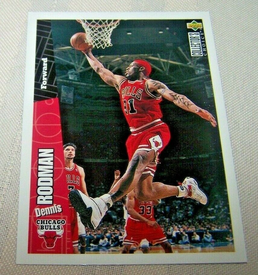 1996-97 Upper Deck Collector's Choice Dennis Rodman #22 HOF 1996-97 Upper Deck Collector's Choice Dennis Rodman #22 HOF