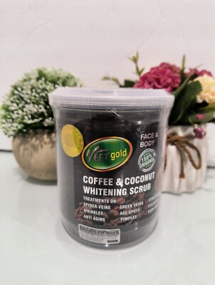 VEET Gold coffee coconut face and scrub.  Super effective scrub 