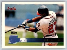 1996 Topps Fred McGriff Atlanta Braves #389