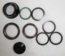 FSA SI BLACK TAPERED STEERER TUBE HEADSET 1 1/8" to 1 1/4" BIKE PARTS 660-2