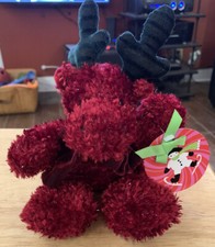 NWT Russ Berrie Twinkle Reindeer Plush 101494 Tags Handmade