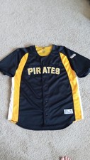 MLB Pittsburgh Pirates Baseball Jersey Blank Dynasty Series Men Size XL (46-48)