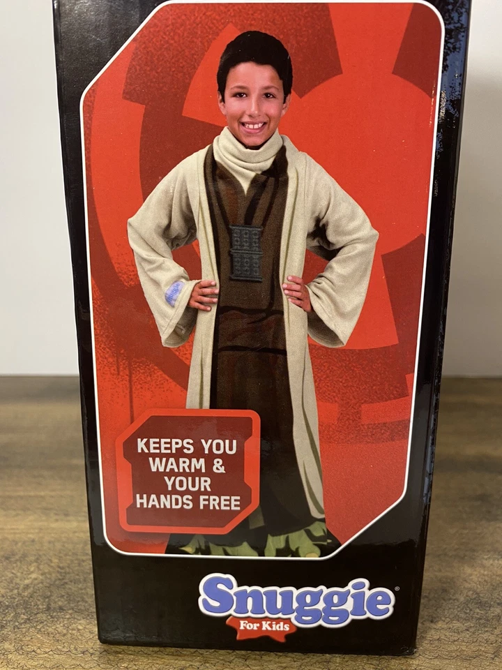 Star Wars NIÑOS YODA CÓMODO MANTA NUEVA CON MANGAS suave polar MANOS LIBRES Foto 3 de 4