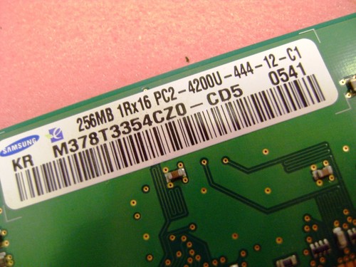 Dell XPS 400 M378T3354CZ0-CD5 DDR2 512MB (2 x256MB) PC2-4200 533Mhz Memory - Picture 4 of 5