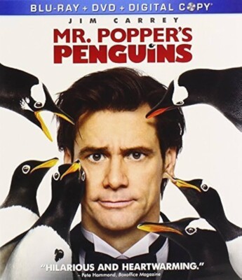Mr. Poppers Penguins (Blu-ray, 2011) Jim Carrey
