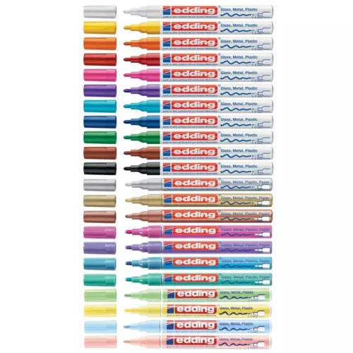 EDDING 751 Glanz-Lackmarker creative 751 1-2mm [22 Farben wählbar]