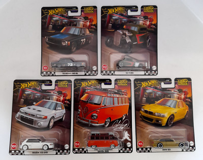 HOT WHEELS BOULEVARD 73 VOLVO 32 FORD MERCEDES BENZ 67 VOLKSWAGEN SAMBA BUS BMW