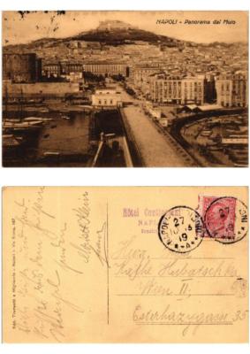 CPA AK NEAPEL Panorama vom Pier ITALIEN (533808)
