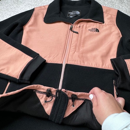 The North Face Polartec Fleece Dusty Rose Black Colorblock Womens Large RARE - Picture 7 of 10