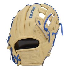 Gem Gloves Softball Fielding Glove - GEM006 Tan/Royal 