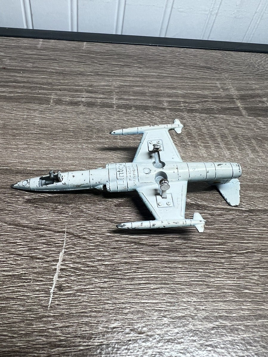 航空機・ヘリコプター Lintoy F-104A STARFIGHTER Vintage Bachmann/Lintoy Super Metal Mini Plane f-104A Starfighter