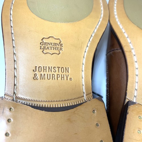 Johnston & Murphy Boydston 15-2620 Mens Size 10M Cognac Sheepskin Insoles LNC - Picture 11 of 12