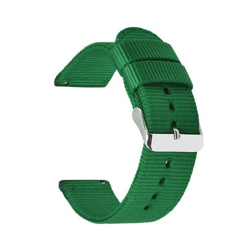 Cinturino orologio nylon rosso nero verde beige celeste blu 18mm 20mm 22mm 24mm - Foto 20 di 23