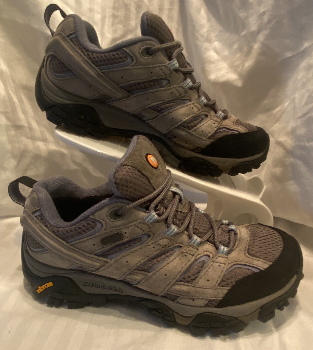 Merrell Moab 2 Waterproof Hiking Trail Shoes Drizzle/Mint