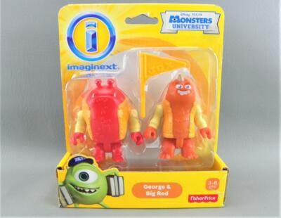Imaginext Disney Pixar Monsters University Inc. George & Big Red Figure Set  NEW | eBay