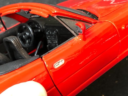 Imperfect 1:24 Motormax Diecast Car RED MAZDA MX-5 MIATA CONVERTIBLE No Box - Picture 11 of 23