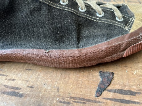 Vintage Ball-Band Sz 11 High Top Sneakers Tennis Shoes Canvas - Picture 16 of 16