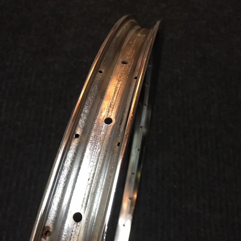 ARO DE RODA DE BICICLETA SCHWINN 24 "S-7 CROMADO NOS VINTAGE - Imagem 4 de 4