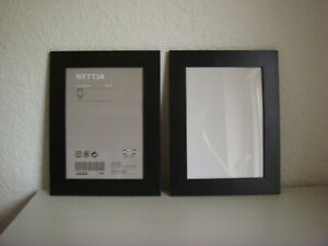 Ikea Bilderrahmen Nyttja 2 Stuck 13x18cm Schwarz Gebraucht Und Top Ebay