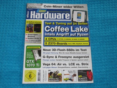 PC Games Hardware Magazin Ausgabe 12/2017 Nummer 206 plus DVD