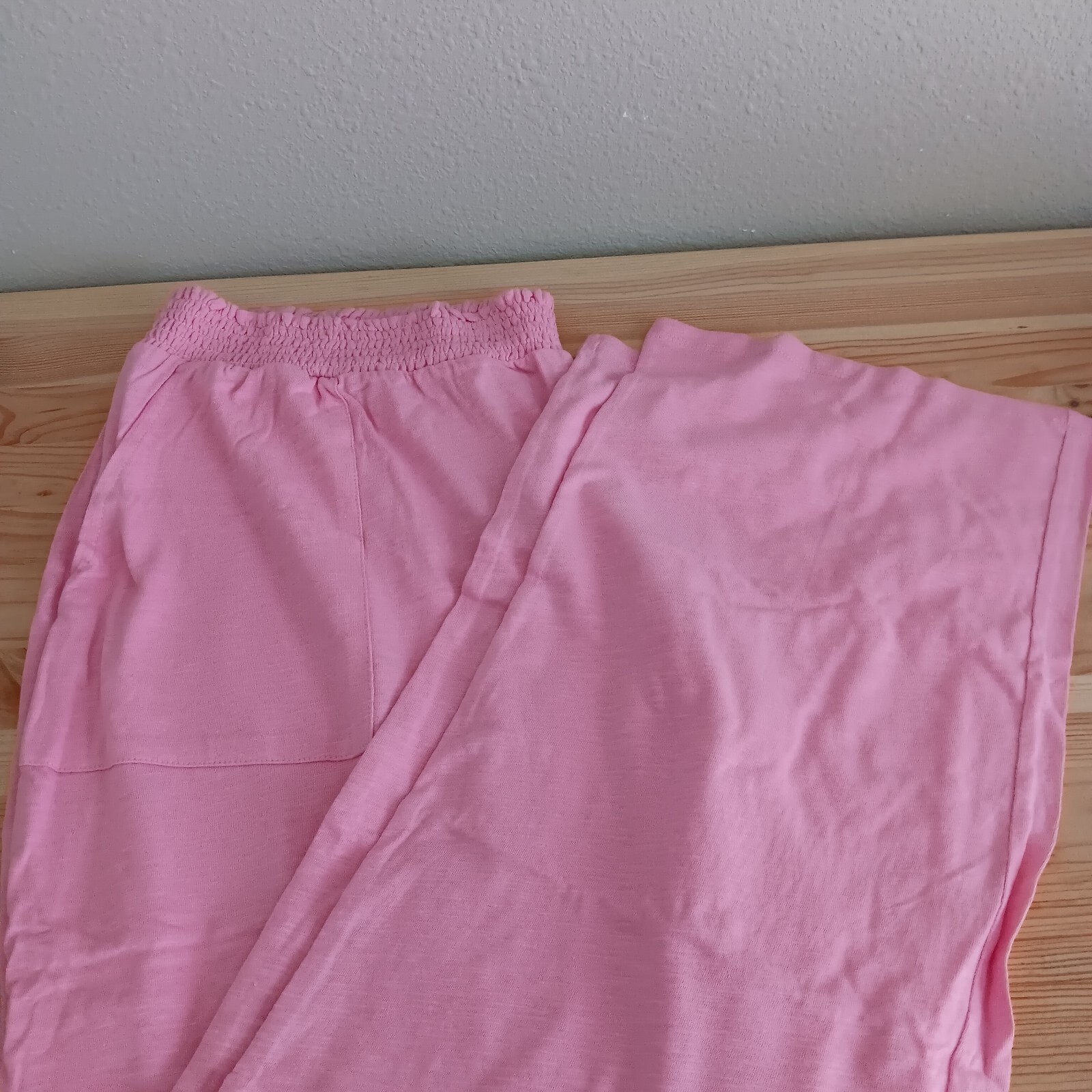 Candace Cameron Bure Sunkissed Regular Smocked Pant - Pink Sz XL ...