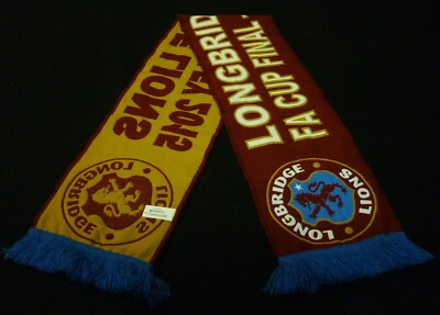 Écharpe Vintage Aston Villa - Finale FA Cup Wembley 2015 - Bufanda Football