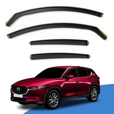 MAZDA CX-5 MK2 2017-onwards 5 Door SUV Wind Deflectors 4pc Edgevisors Tinted