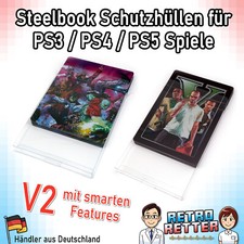 Steelbook Schutzhüllen PS3 PS4 PS5 Spiel V2 mit Schnellzugriff PlayStation 3 4 5