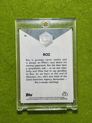 ROZ Disney 100 PINK REFRACTOR # /399 SP MONSTERS, INC. 2023 Topps