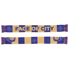 Brand New Original MLS Soccer Orlando City SC Logo Face of City Scarf