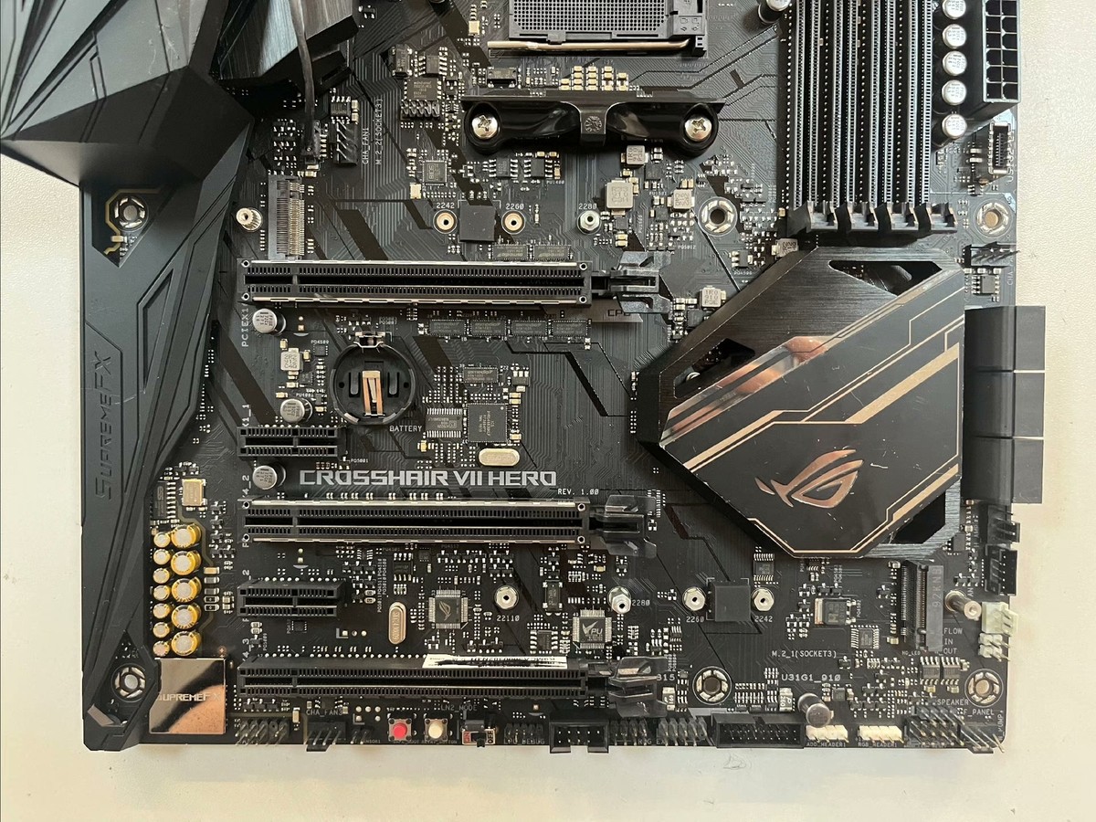 FOR ASUS ROG CROSSHAIR VII HERO DDR4*4 AMD AM4 64GB ATX