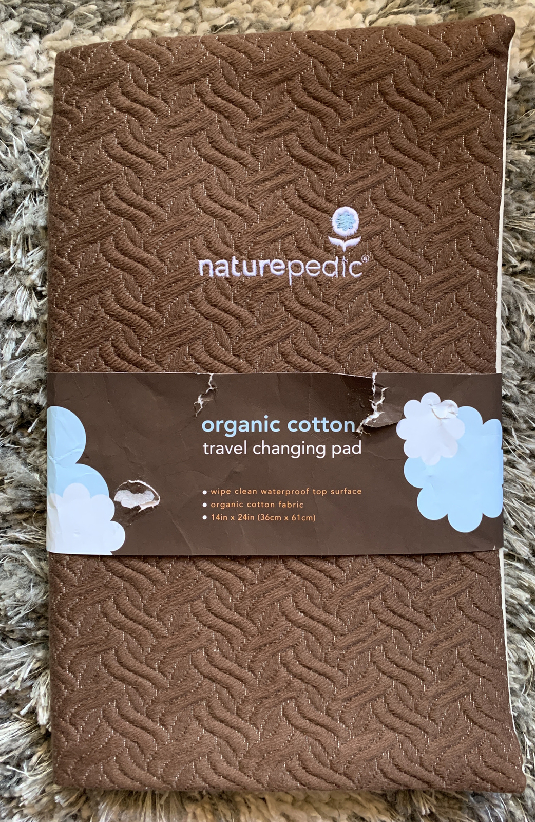 organic portable changing pad
