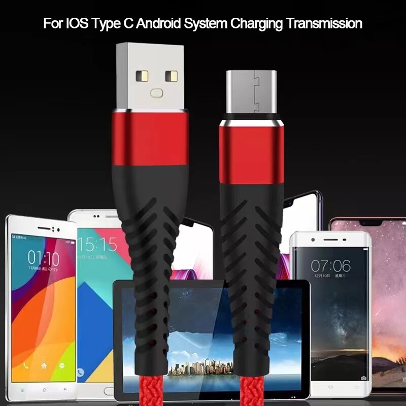 Heavy Duty Micro USB Fast Charger Data Cable Cord For Samsung LOT