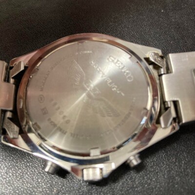 SEIKO ANA HAPPY FLIGHT 7T92-0CF0 Men's Watch Blue Pilot