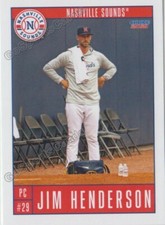 2021 Nashville Sounds Jim Henderson Milwaukee Brewers PC